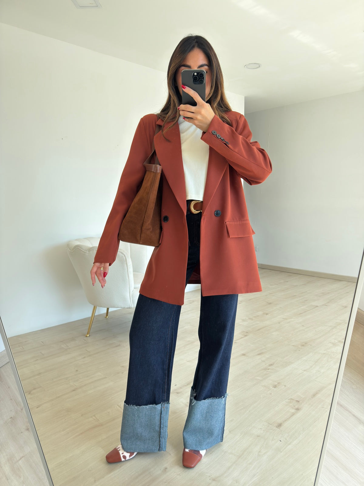 BLAZER DOPPIO BOTTONE COCCIO