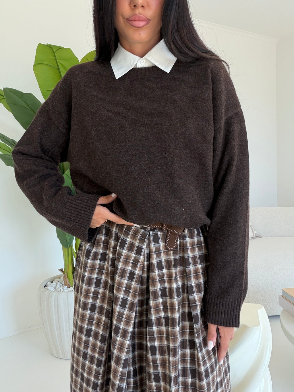 C-3606-PULL AUTUMN CHOCO