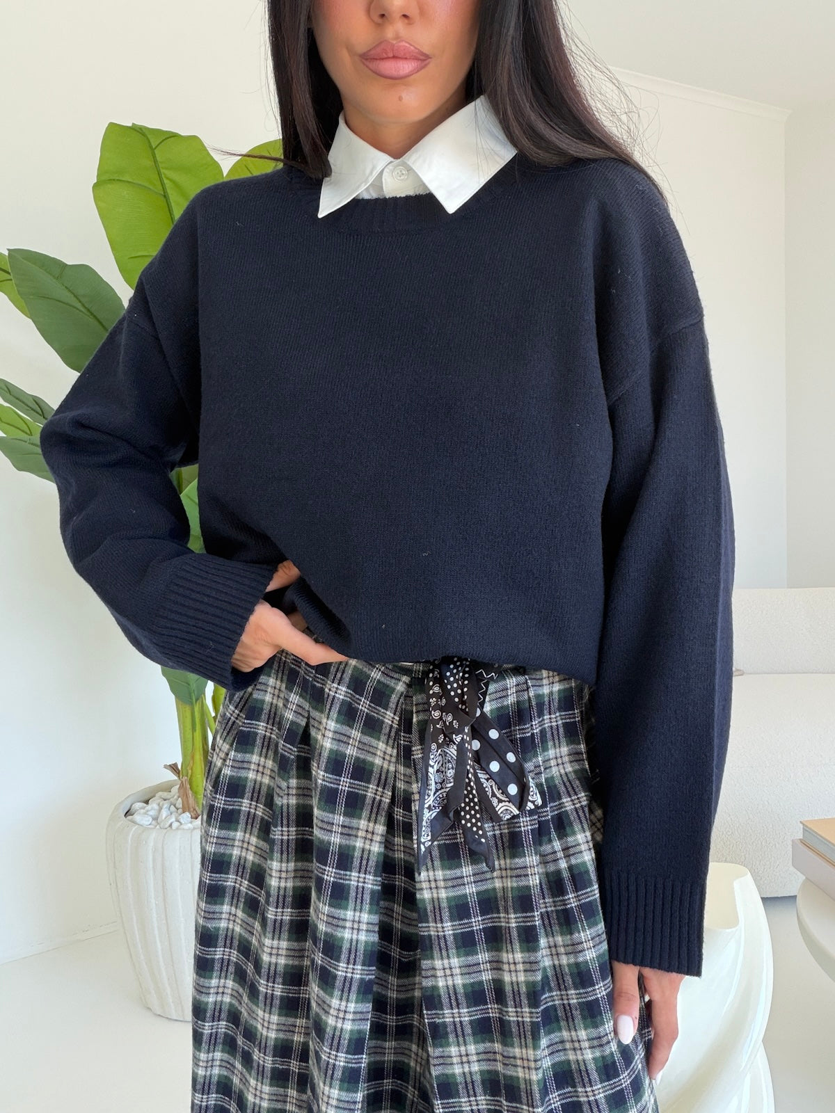C-3606-PULL AUTUMN NAVY