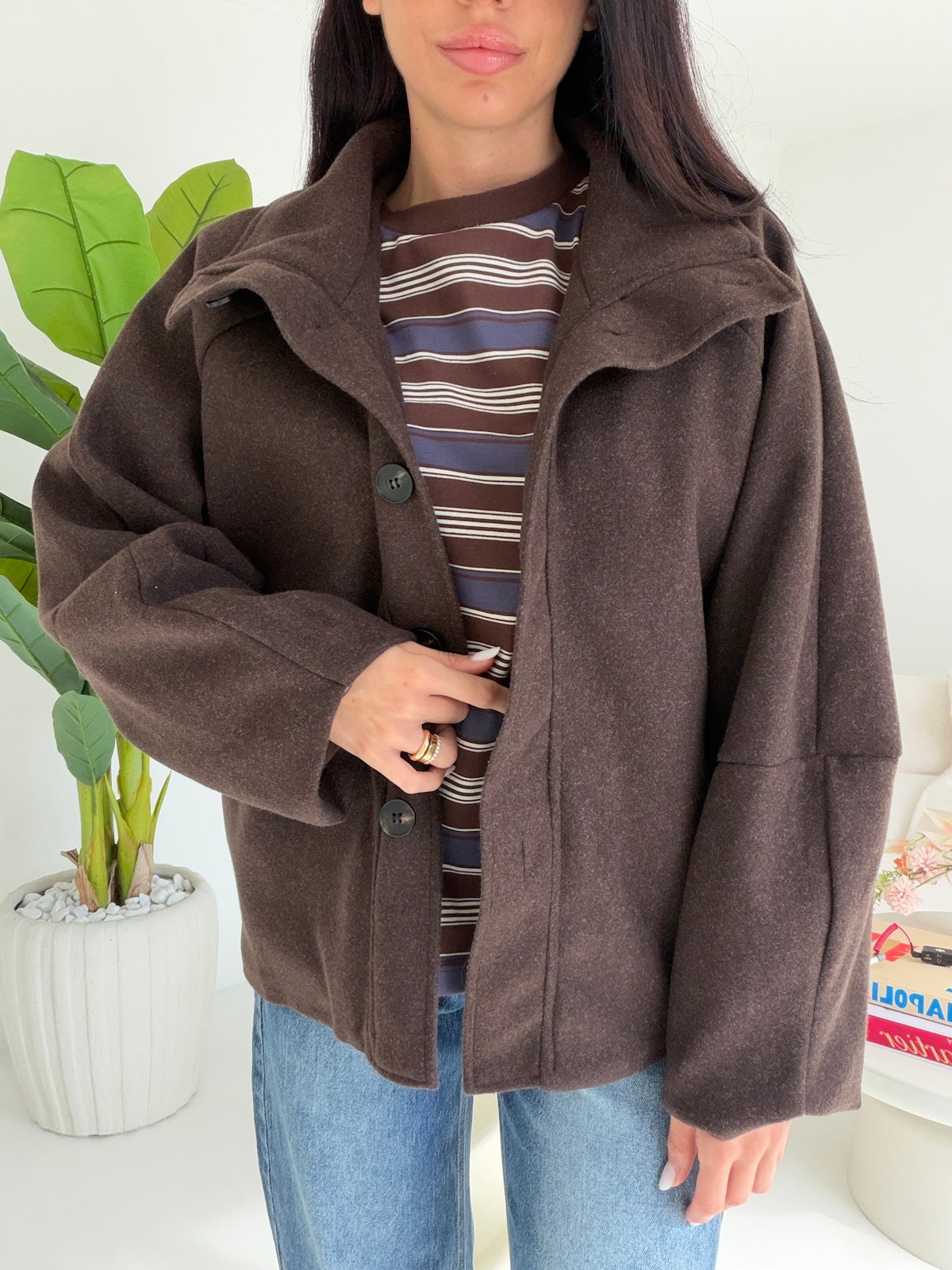 MINI CAPPOTTO ANGIE CHOCO