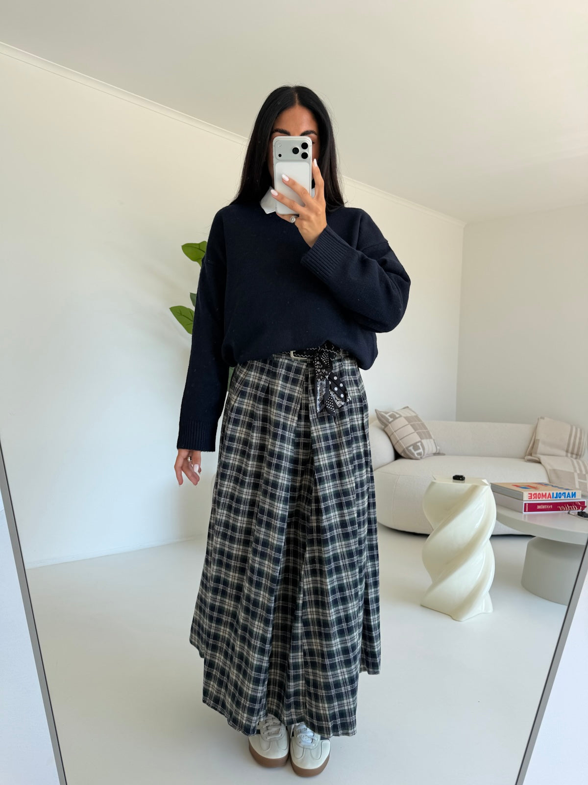K209-GONNA TARTAN NAVY