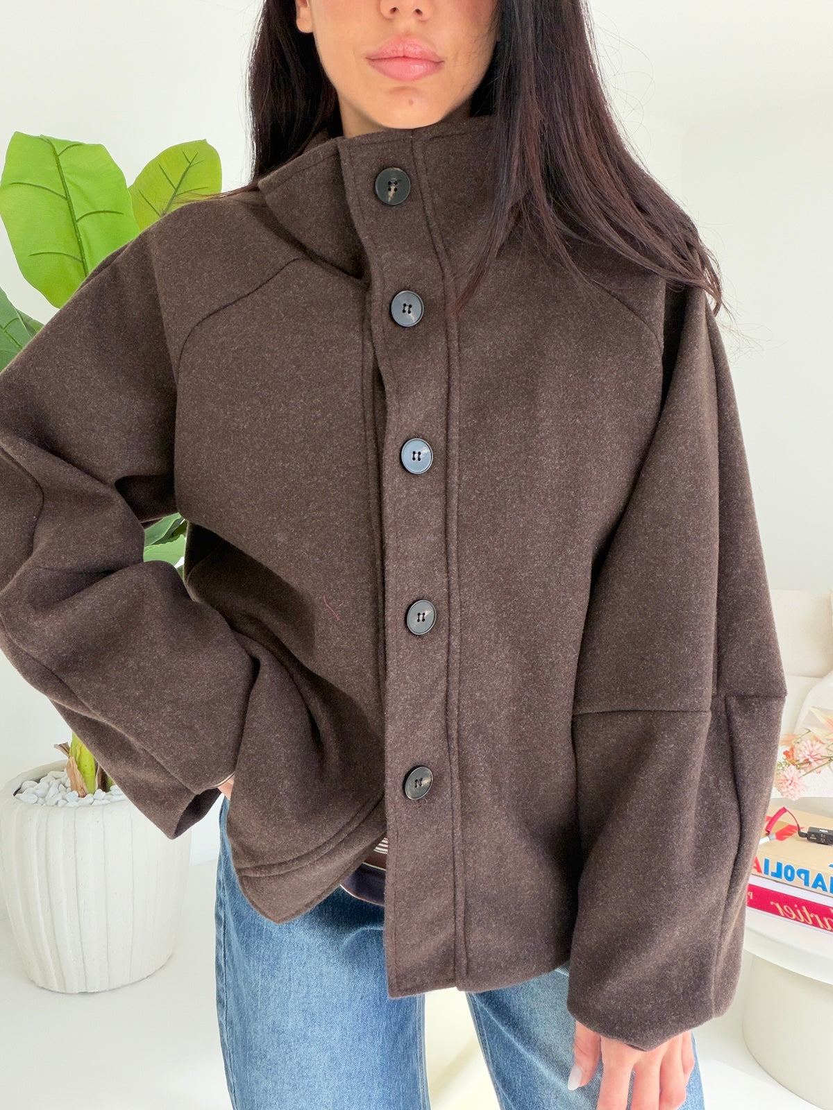 MINI CAPPOTTO ANGIE CHOCO