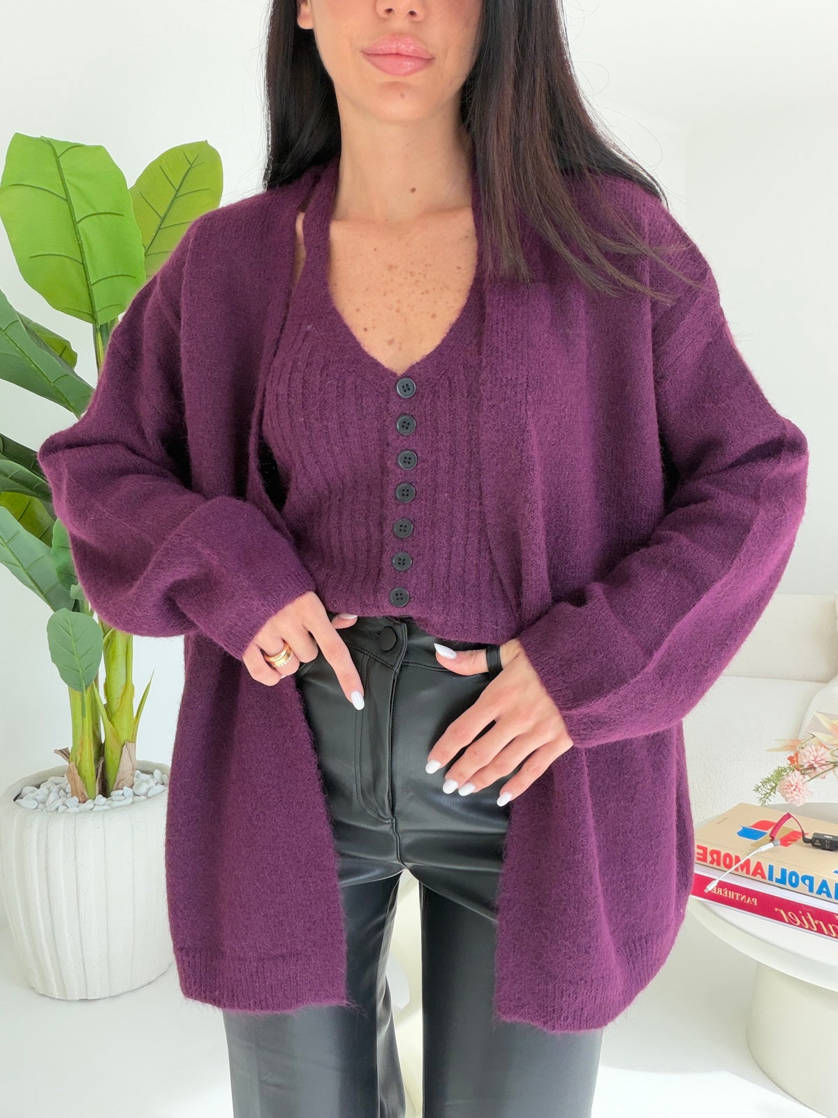 VMC9019-TWINSET FIORE WINE
