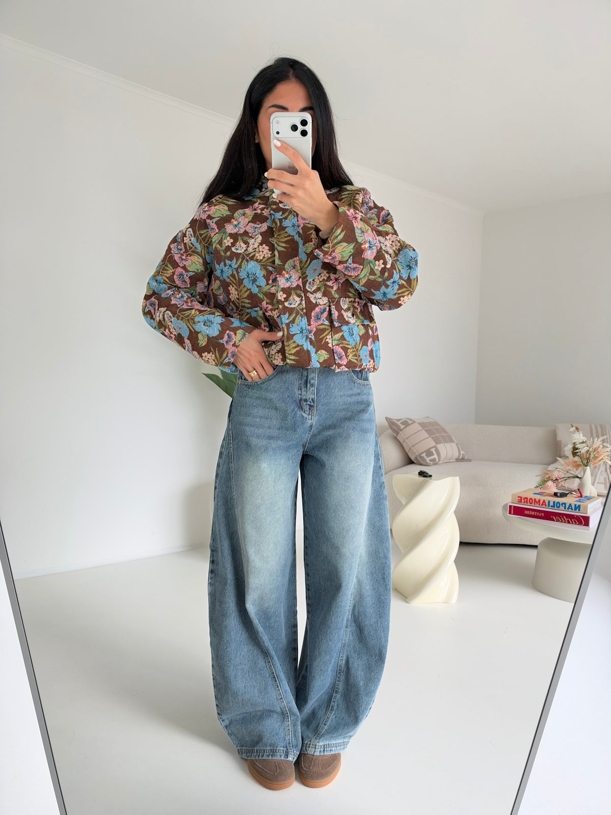 TR0787-BOMBER PEONY CHOCO