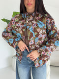 TR0787-BOMBER PEONY CHOCO