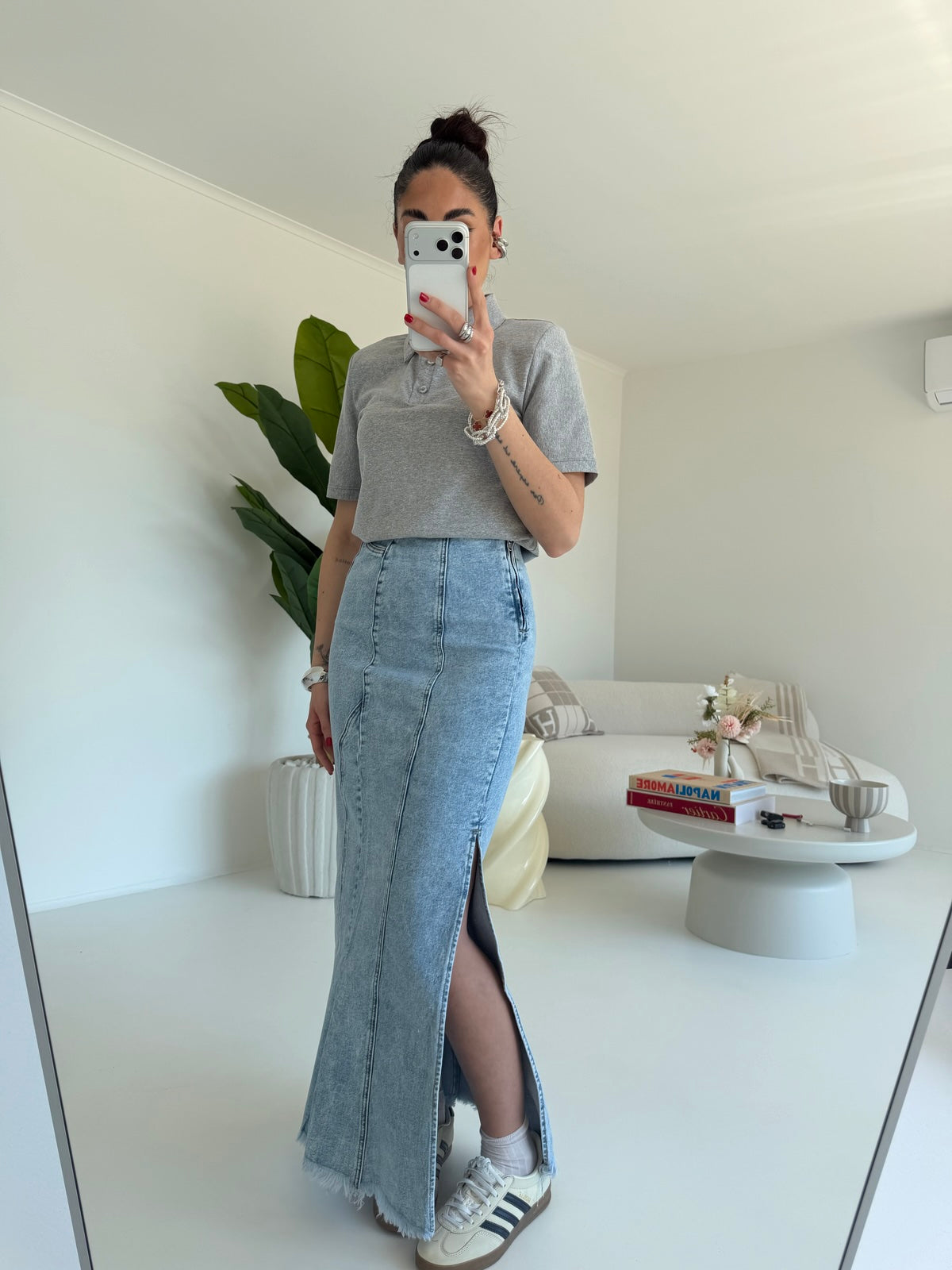 H2518-GONNA DENIM SYRENA