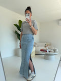 H2518-GONNA DENIM SYRENA