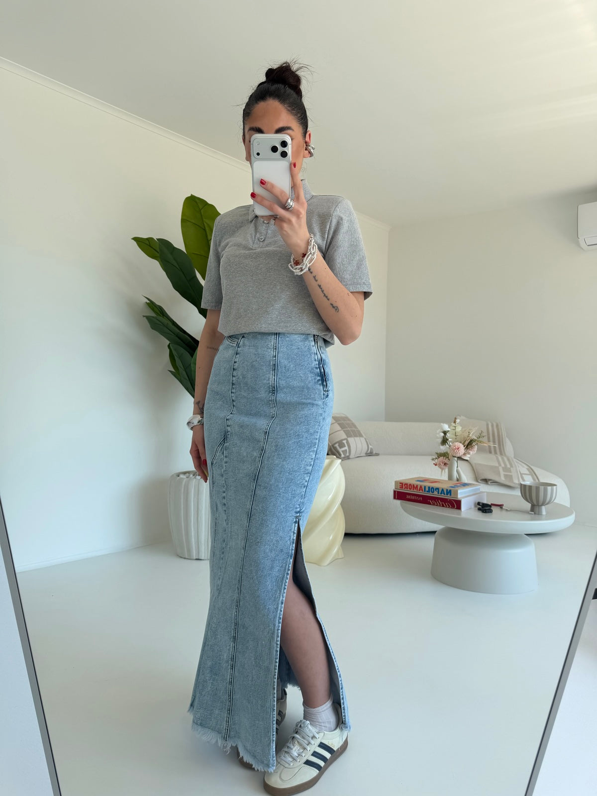 H2518-GONNA DENIM SYRENA