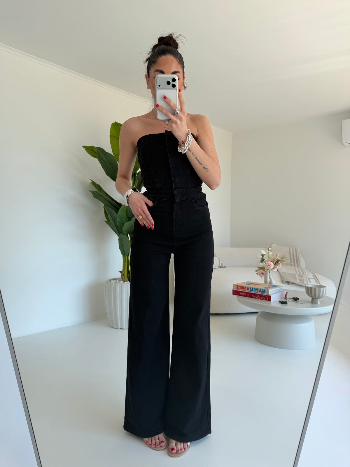 K694-JUMPSUIT DENIM BLACK