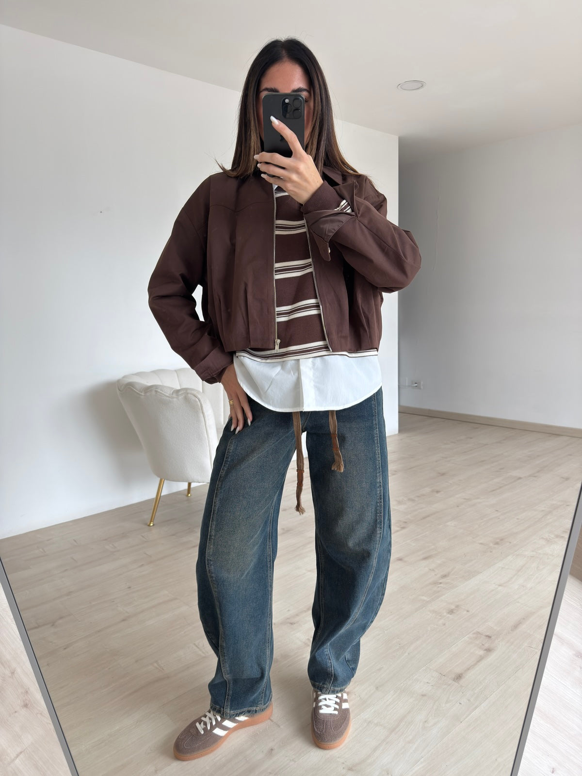 11388-BOMBER CROP CHOCO
