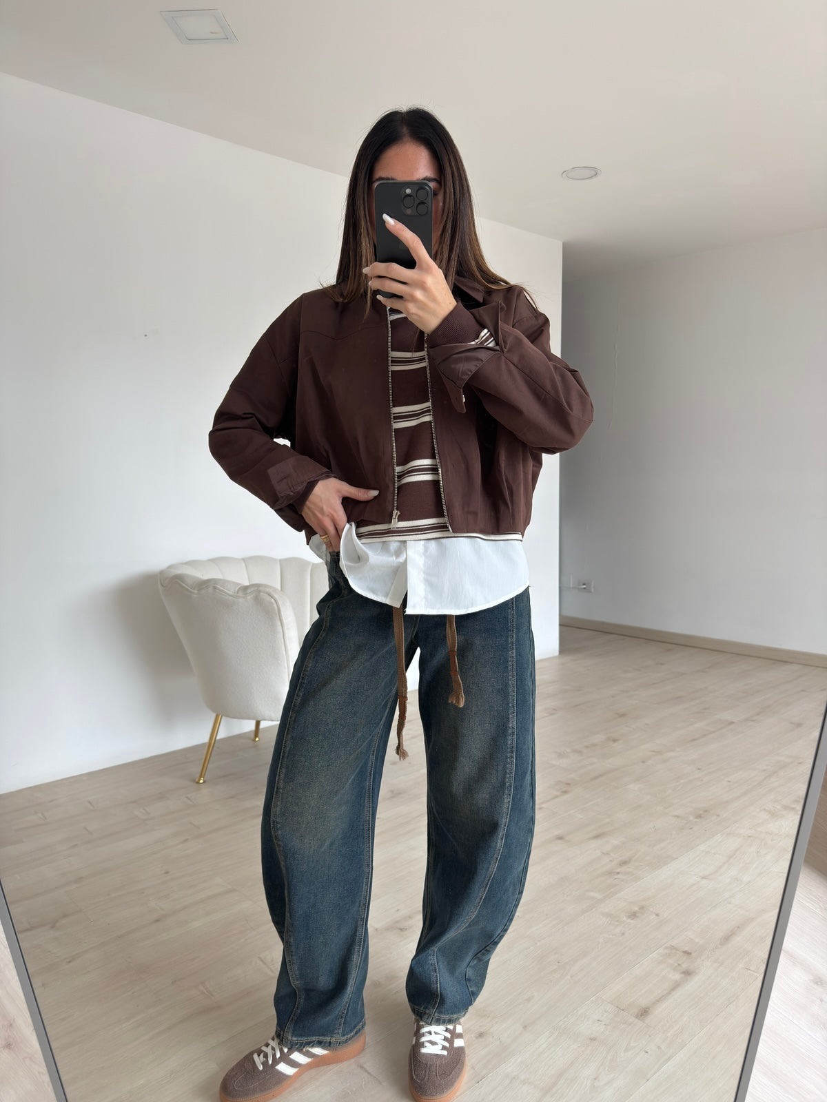 11388-BOMBER CROP CHOCO