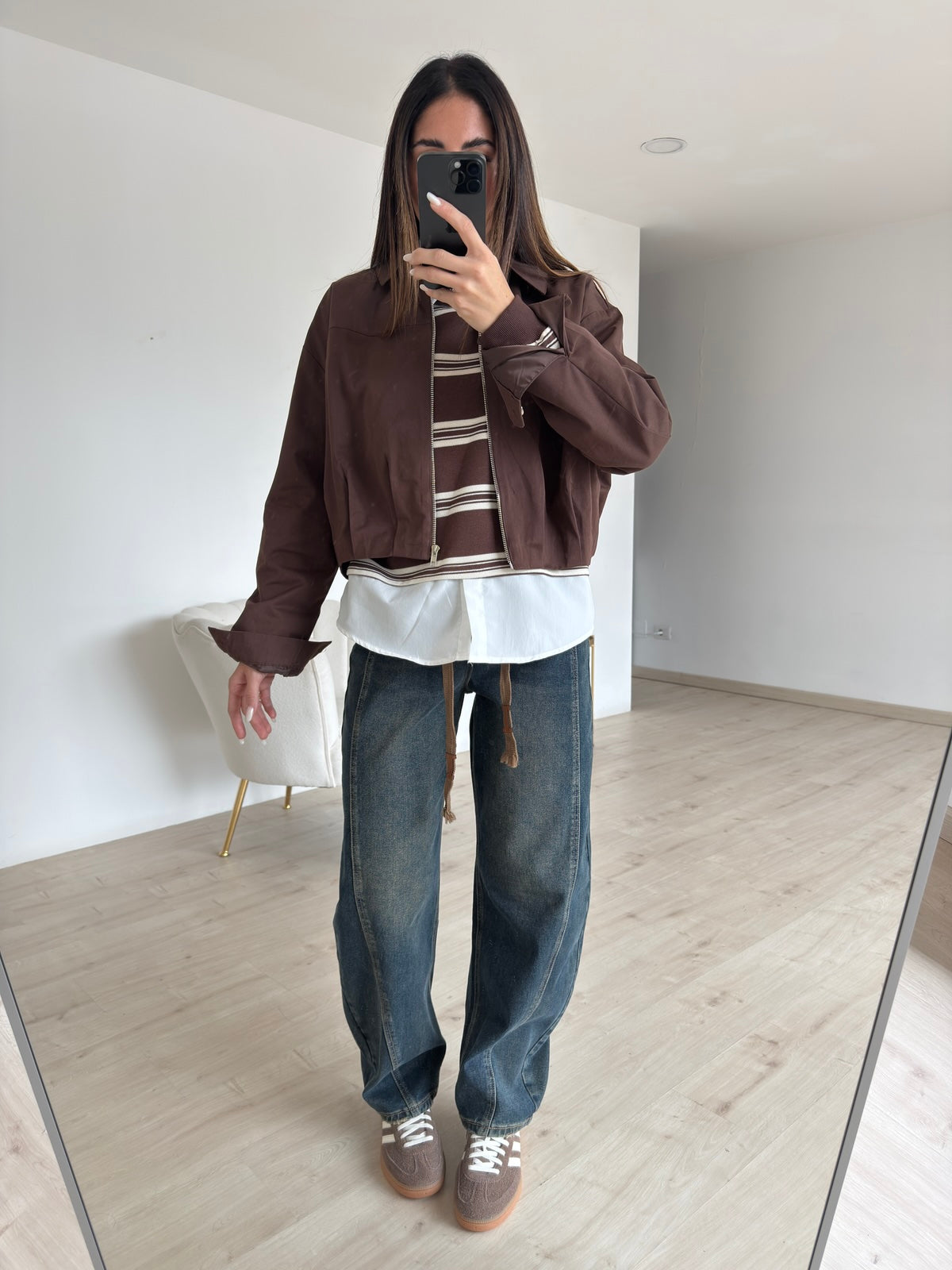 11388-BOMBER CROP CHOCO