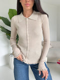 HW69044-MAGLIA LUREX  BURRO