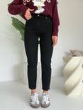 9303-JEANS TAGLIO VIVO NERO