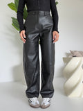 VS9020-1-PANTALONE ECOPELLE BARREL NERO