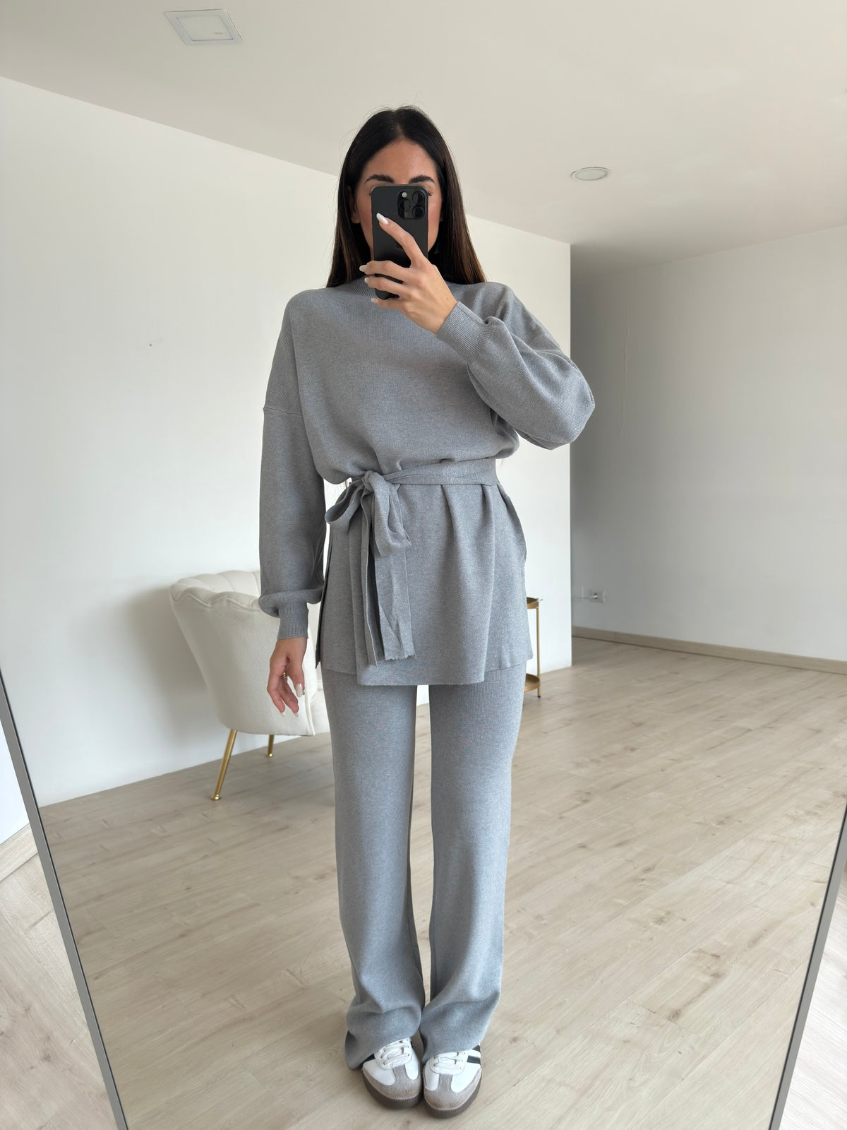 WG63557AB-COORDINATO TIME SQUARE GREY