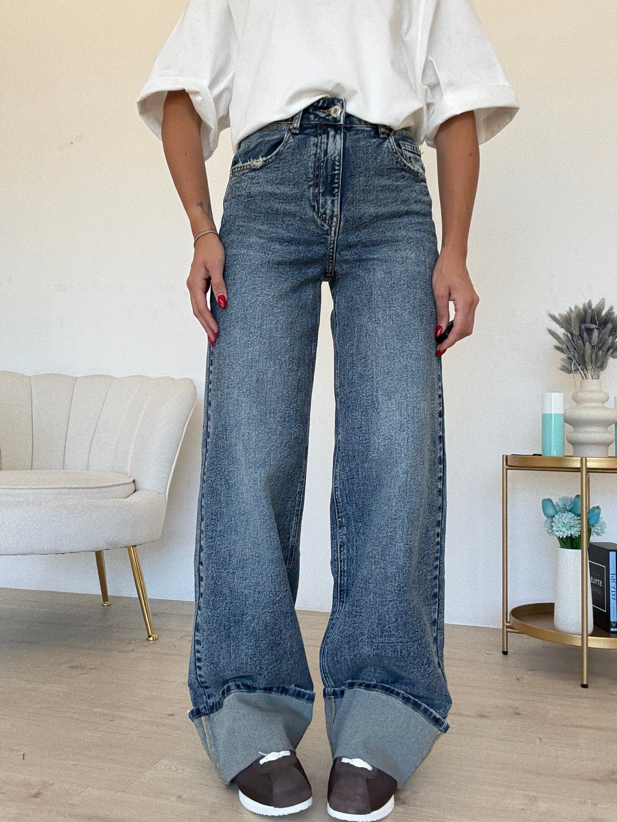 H3796-JEANS PIEGONE MUST