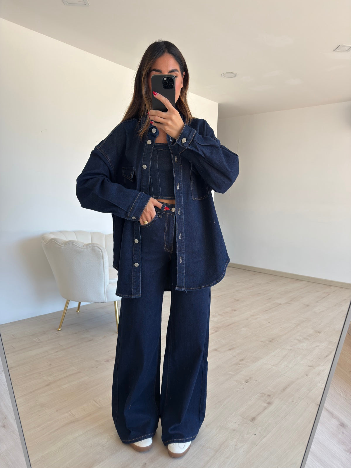 MI25141-TOP BLU DENIM