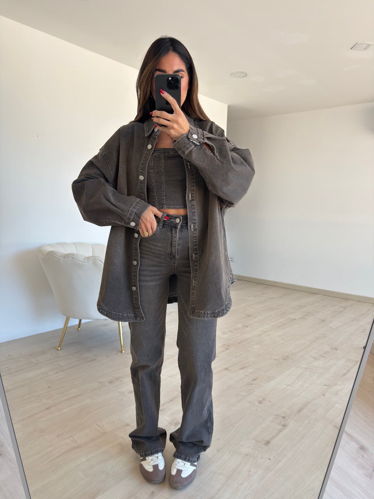 MI25142-2-JEANS GAMBA DRITTA LAVAGGIO SABBIATO