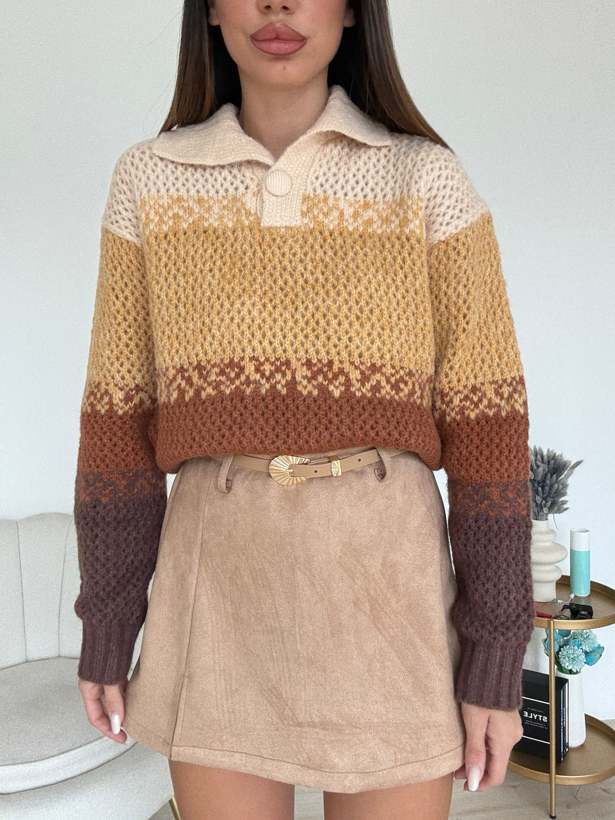 YHC7146-PULL SIRENETTA BISCOTTO