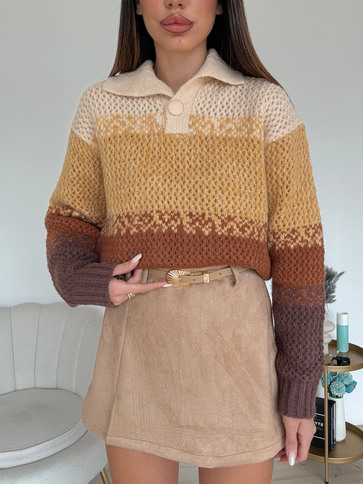 YHC7146-PULL SIRENETTA BISCOTTO