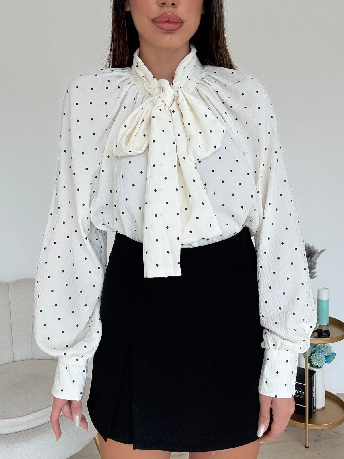 CH3391-CAMICIA POIS MILK