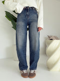 N2798-JEANS BARELL LADY