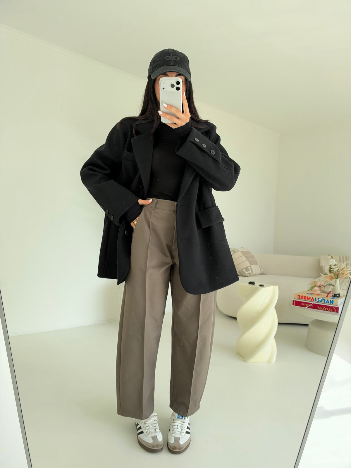 PANTALONE SLOUCHY TAUPE