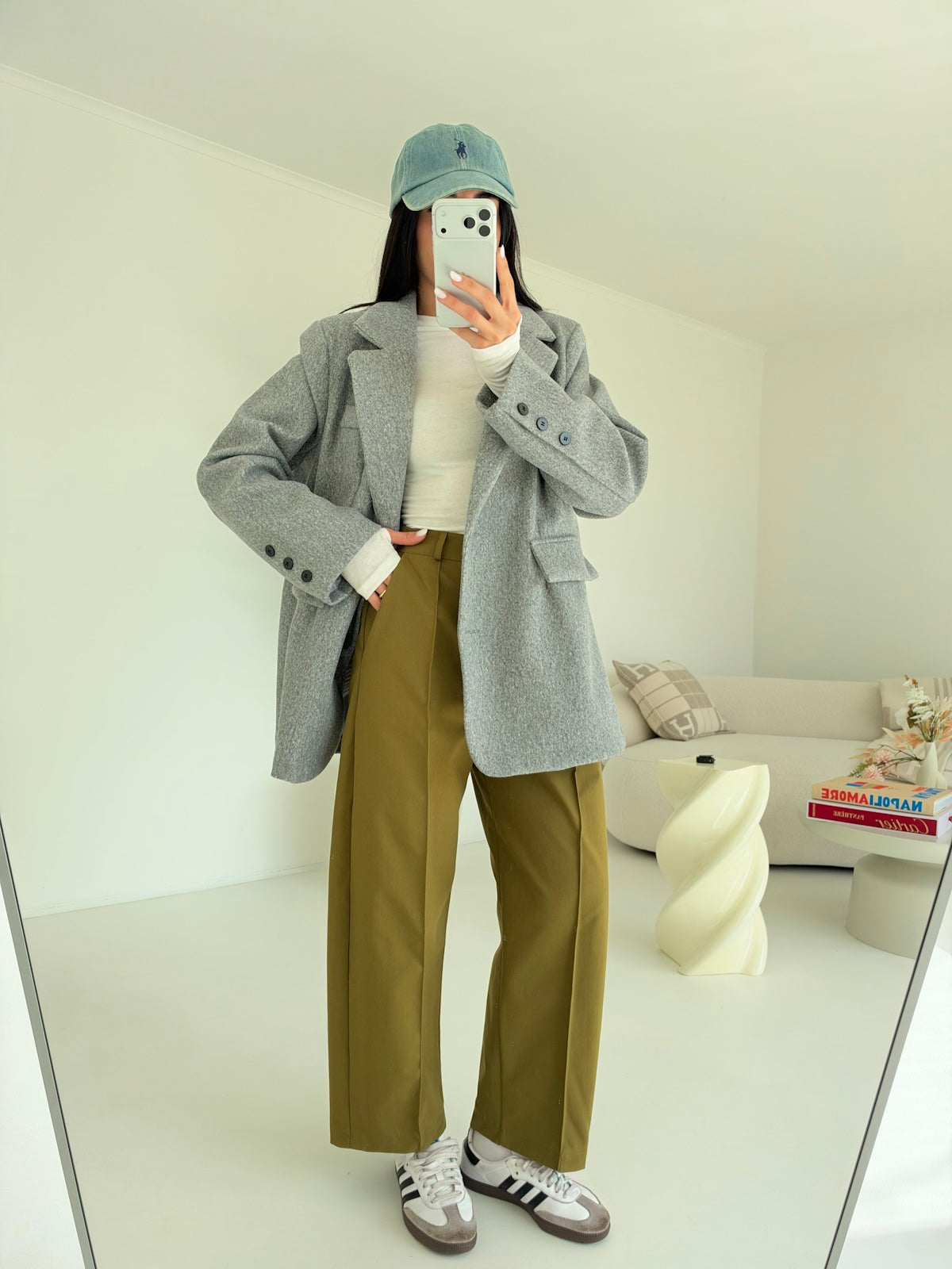 BLAZER ROND GREY