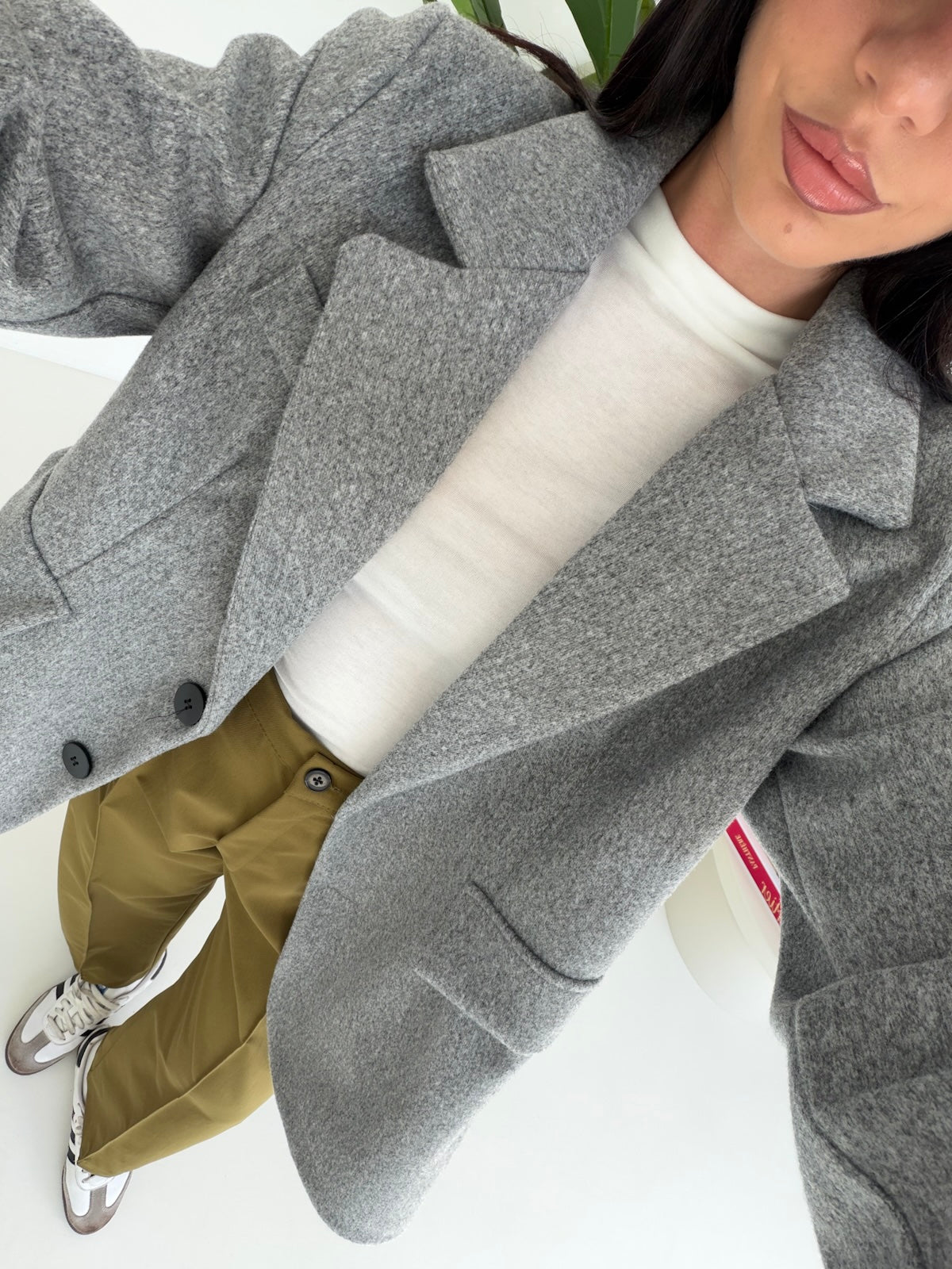 BLAZER ROND GREY