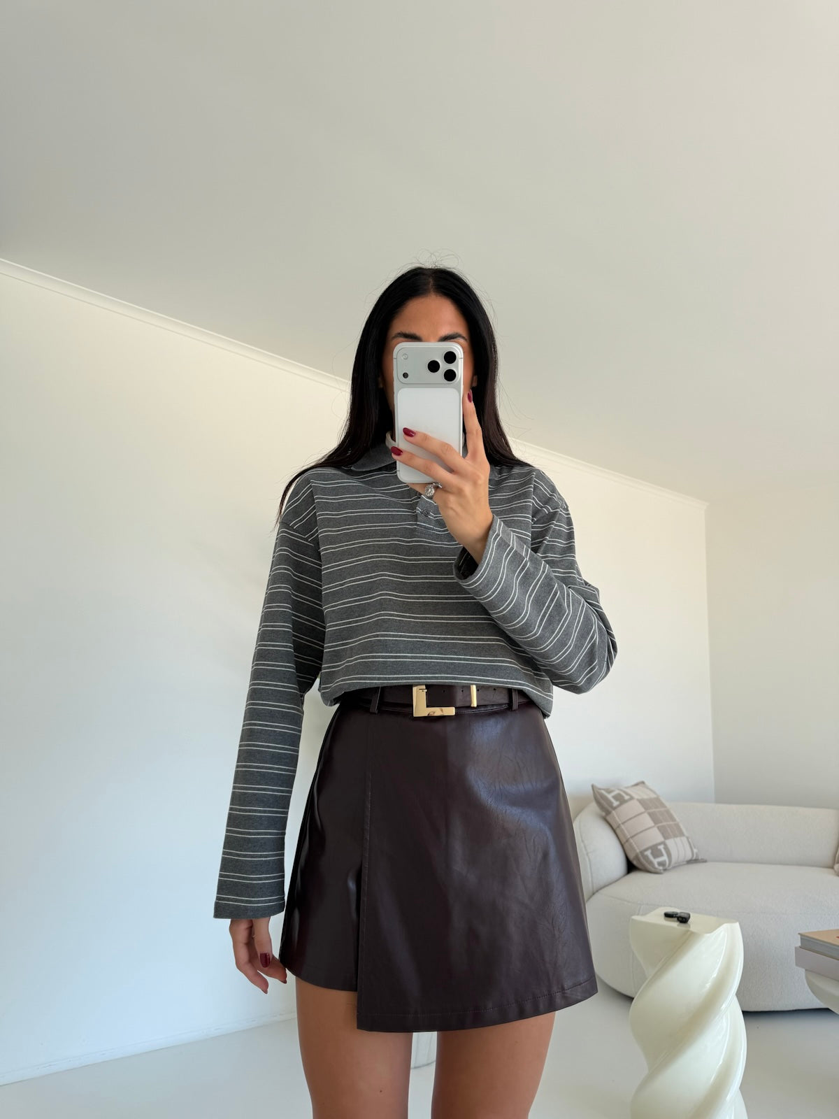 5825-POLO GIORGY GREY