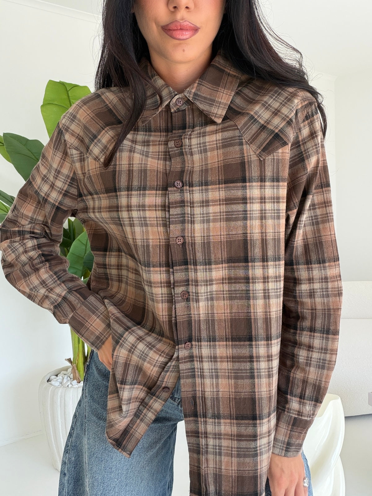 5838-CAMICIA OREGON TAUPE