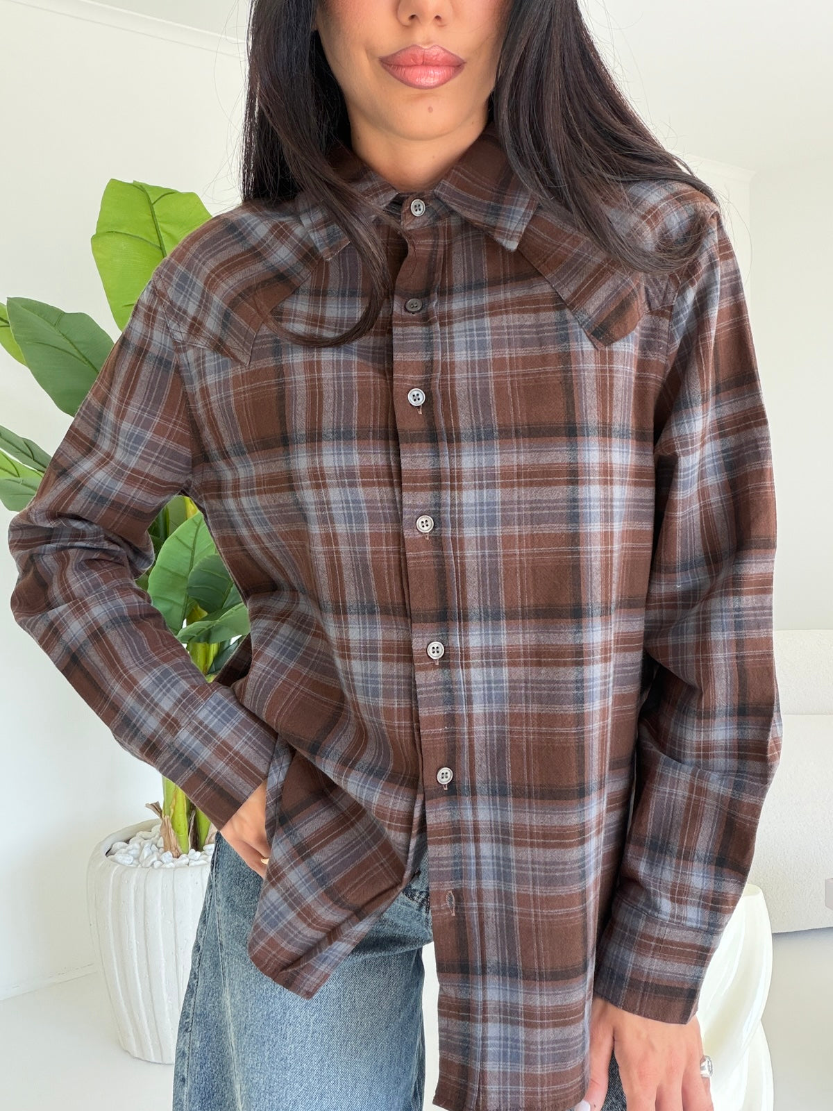 5838-CAMICIA OREGON CHOCO