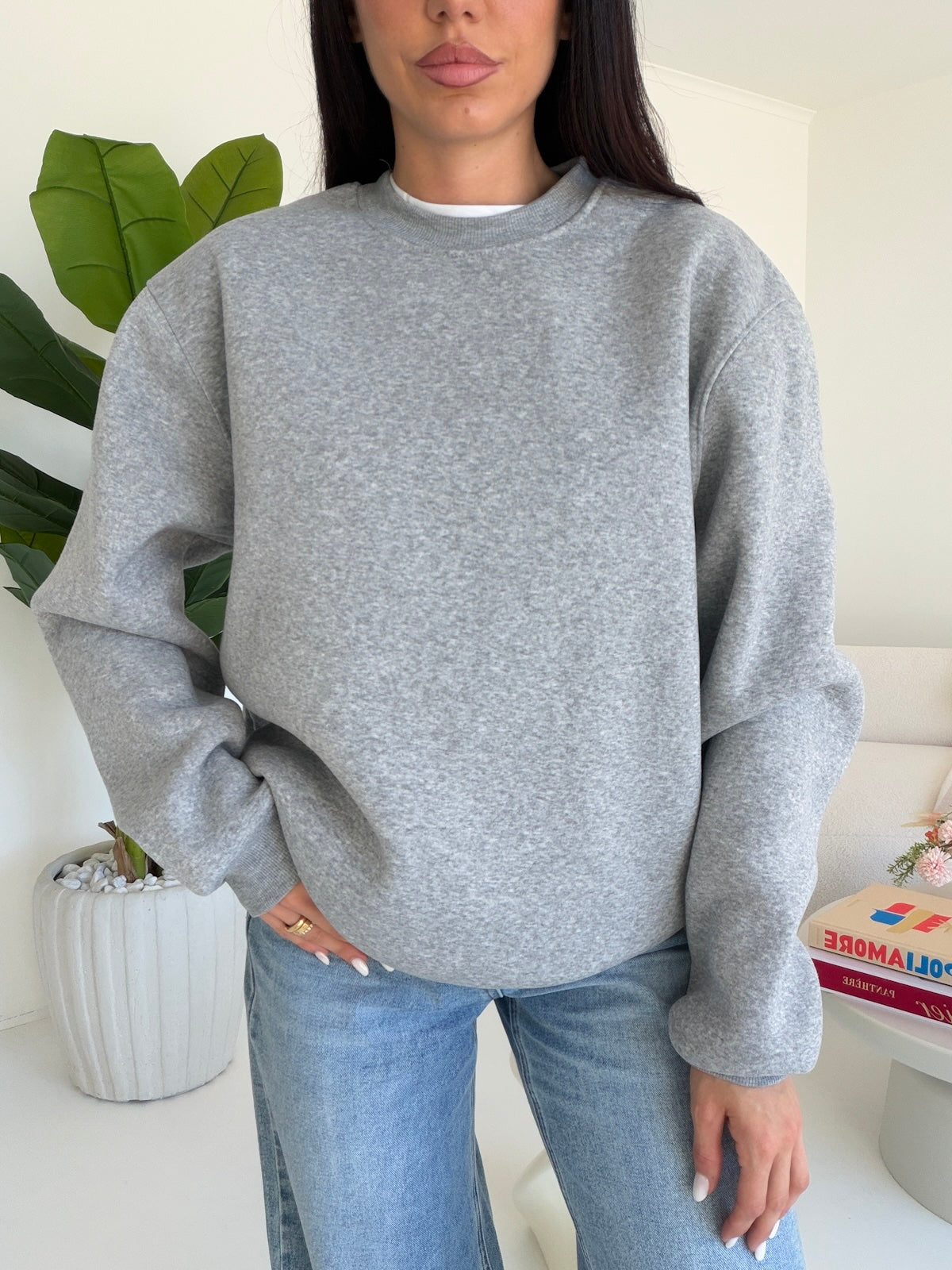 FELPA BASIC GREY