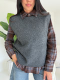 H068735-GILET NOTTINGHAM GREY