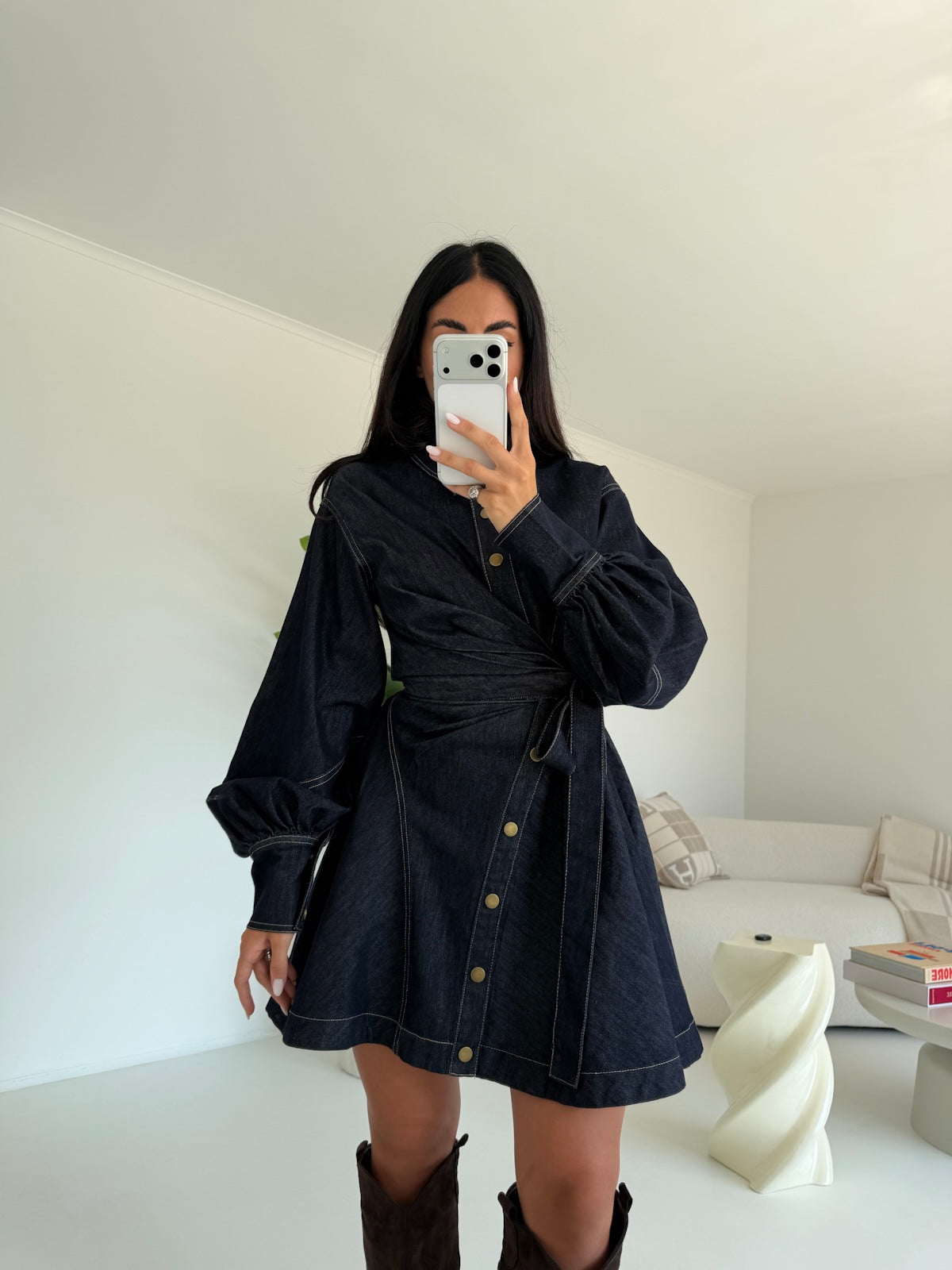 B-375-ABITO IN DENIM VEGAS