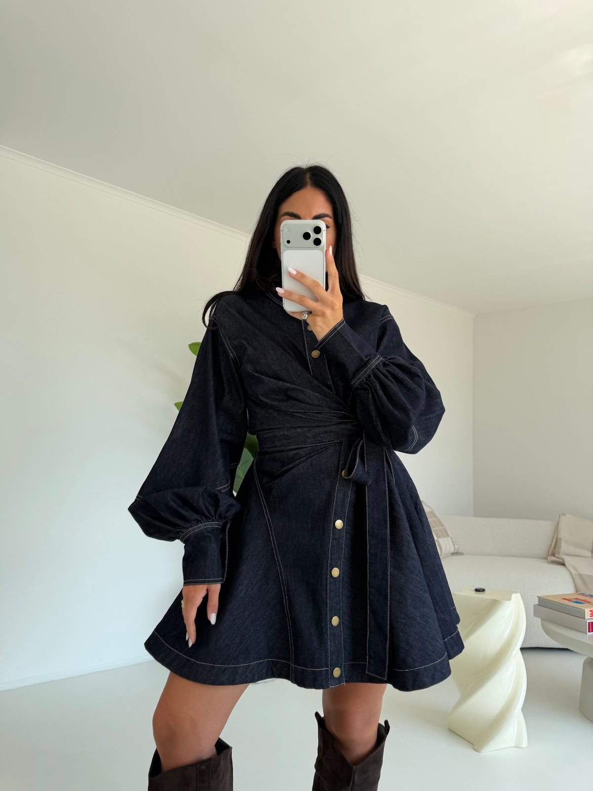 B-375-ABITO IN DENIM VEGAS