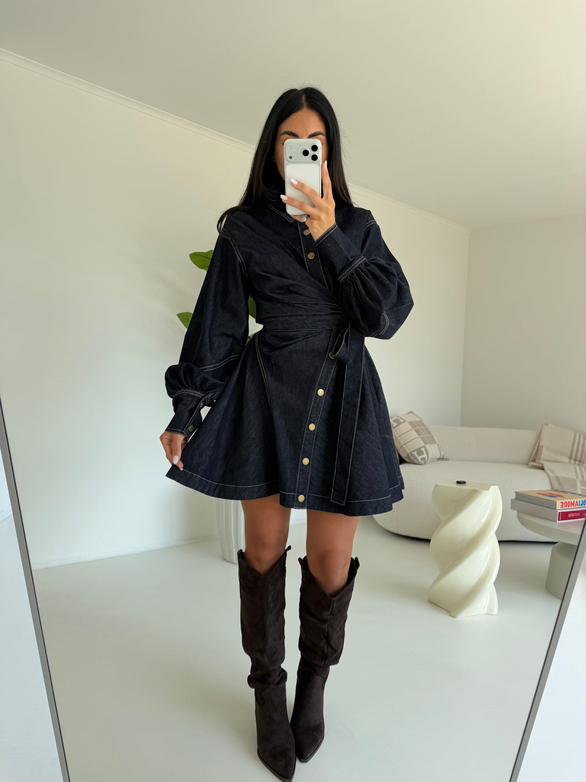B-375-ABITO IN DENIM VEGAS