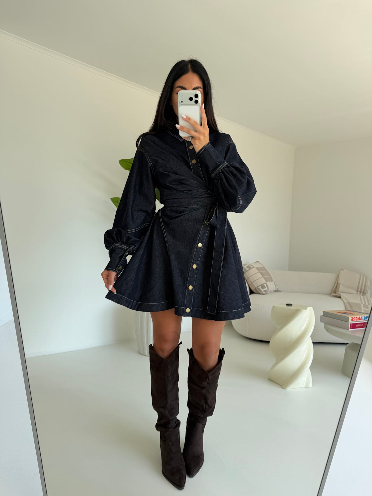 B-375-ABITO IN DENIM VEGAS