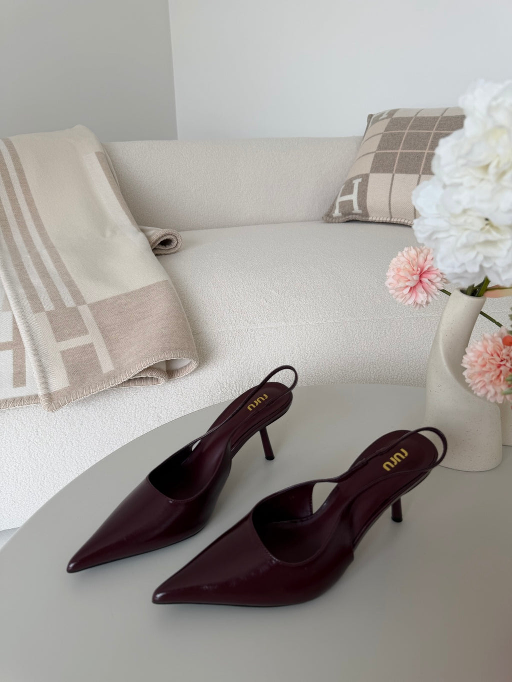 RU26-3-DALENA SLINGBACK BORDEAUX