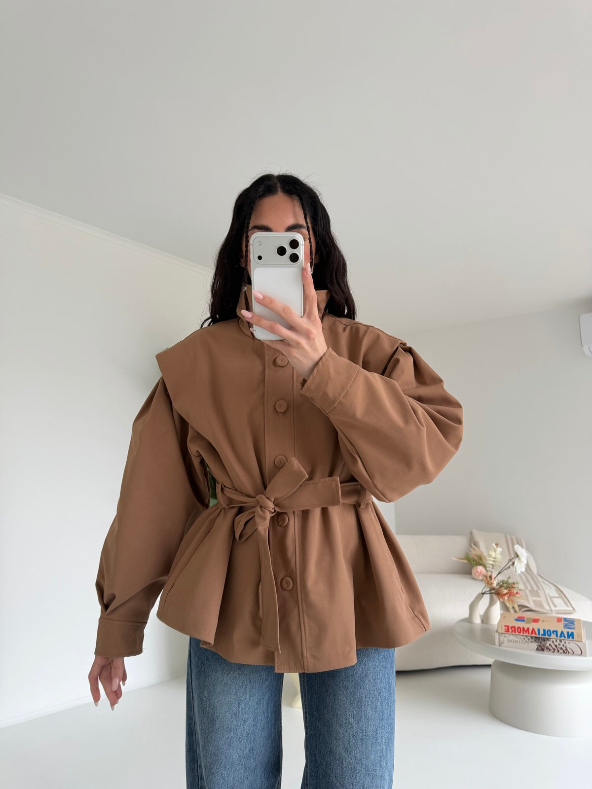 6908- TRENCH ERIKA BISCOTTO