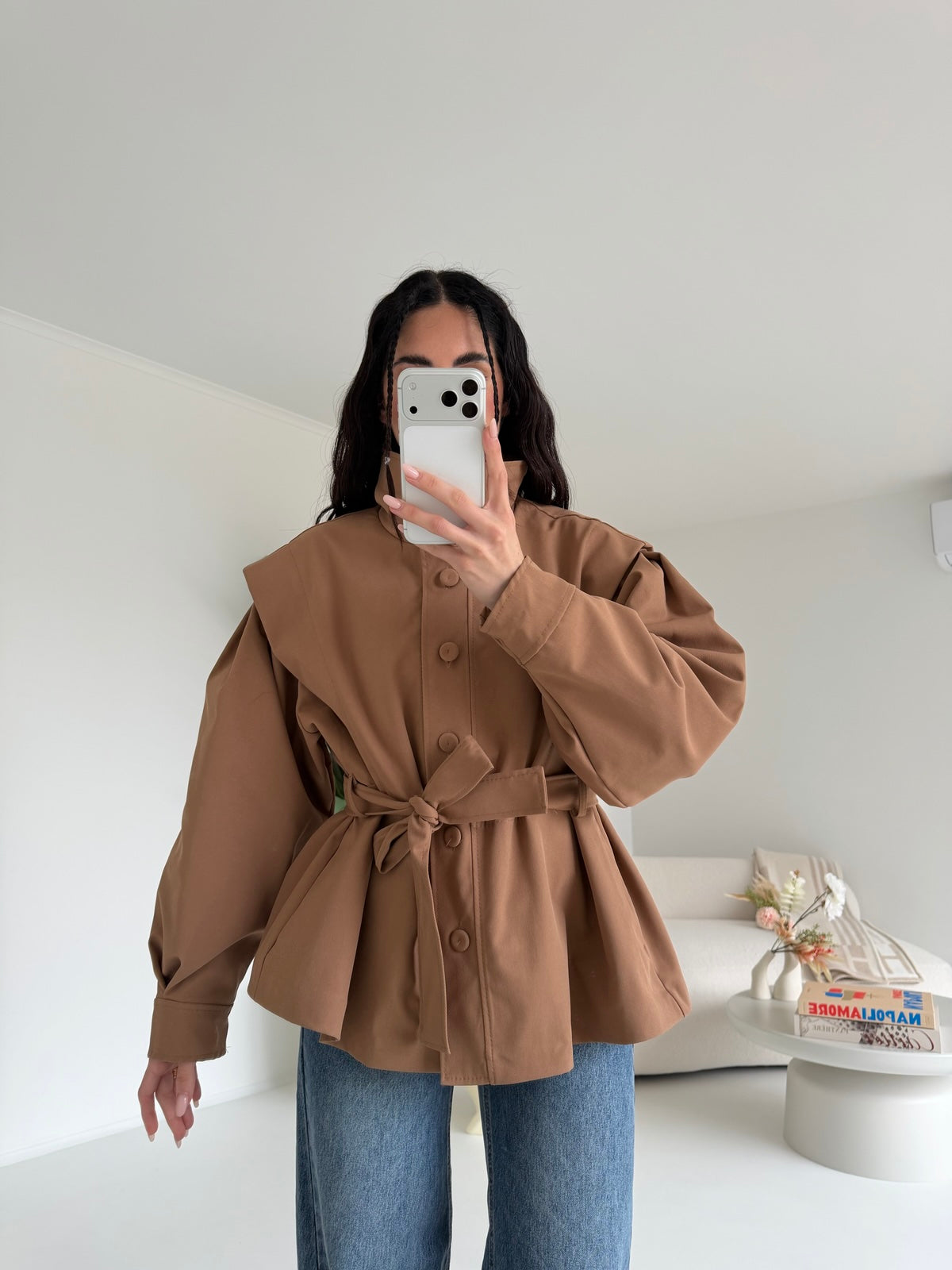 6908- TRENCH ERIKA BISCOTTO