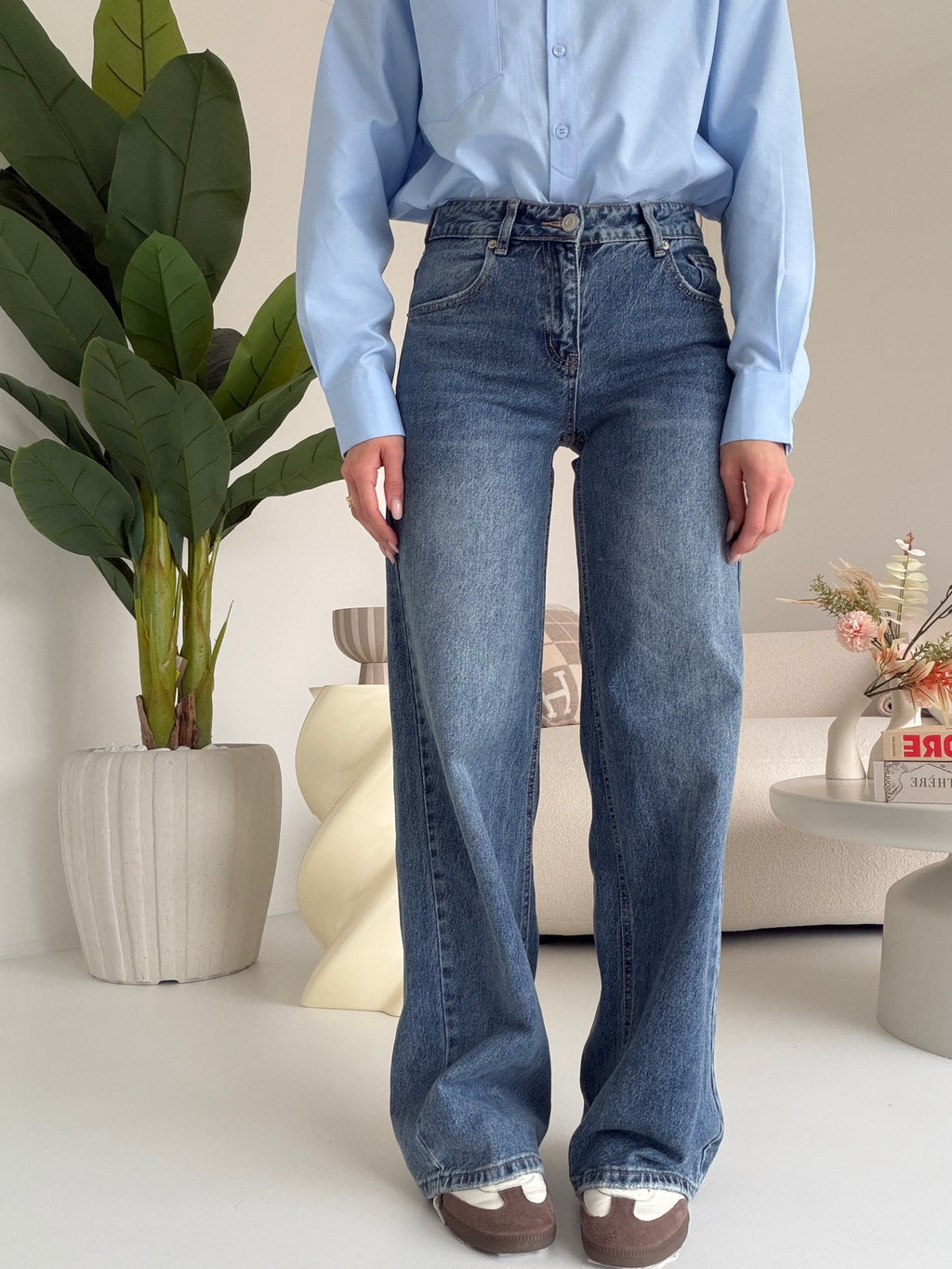 A3763-JEANS PALAZZO PRIME