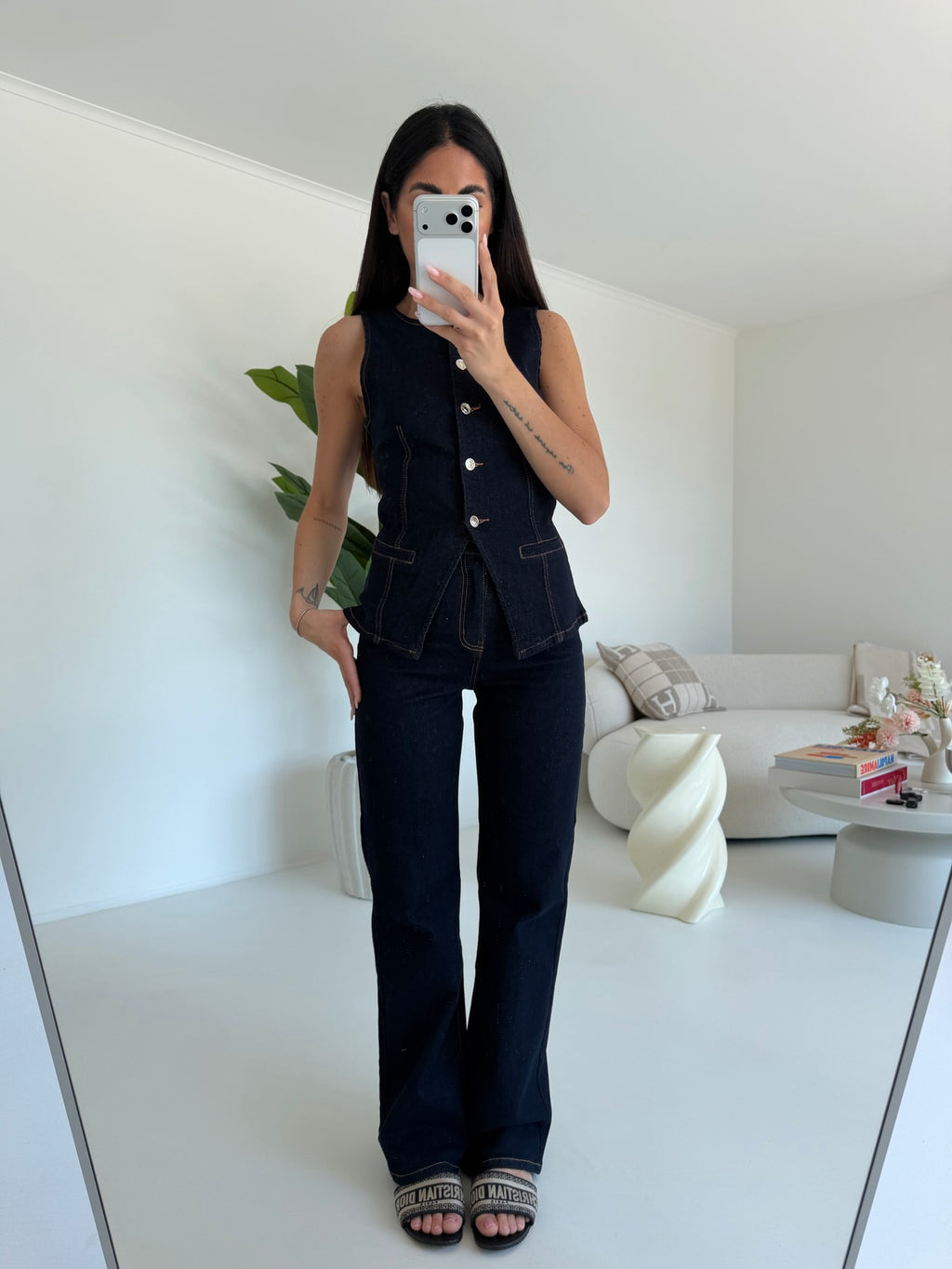 K808-JEANS PALAZZO STEFANY