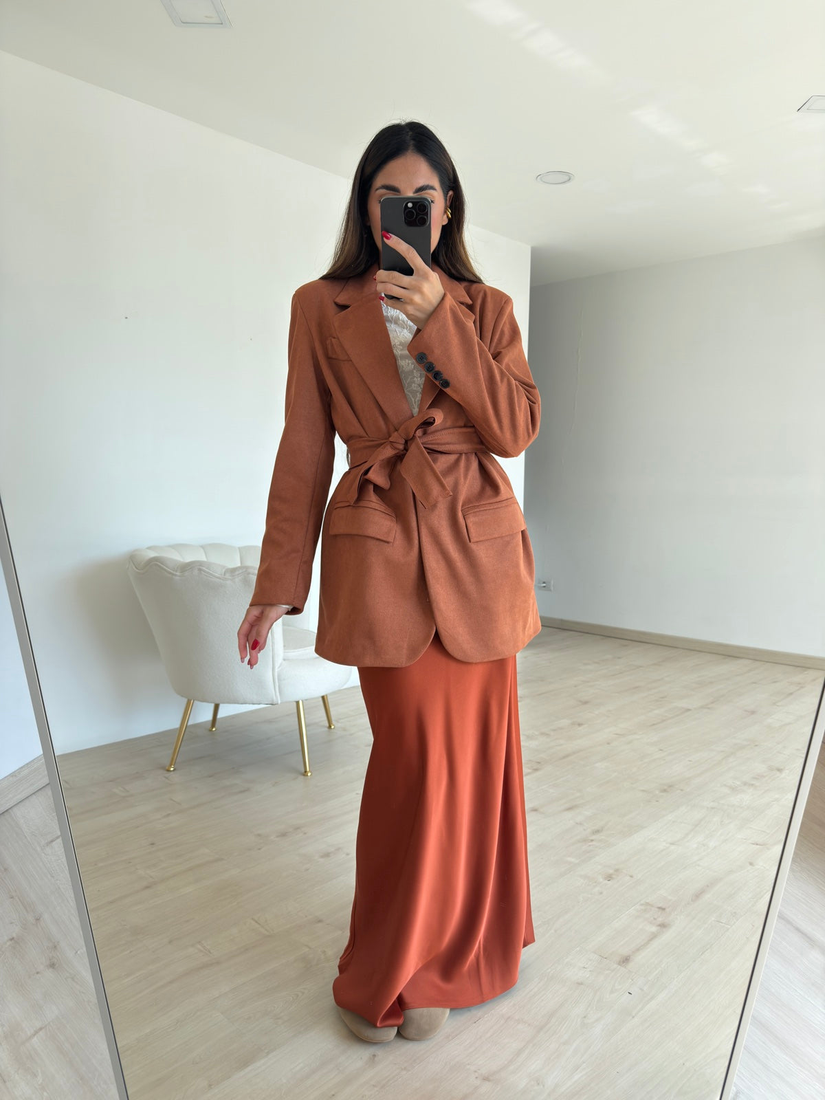 23960JJ-GONNA SATIN COCCIO