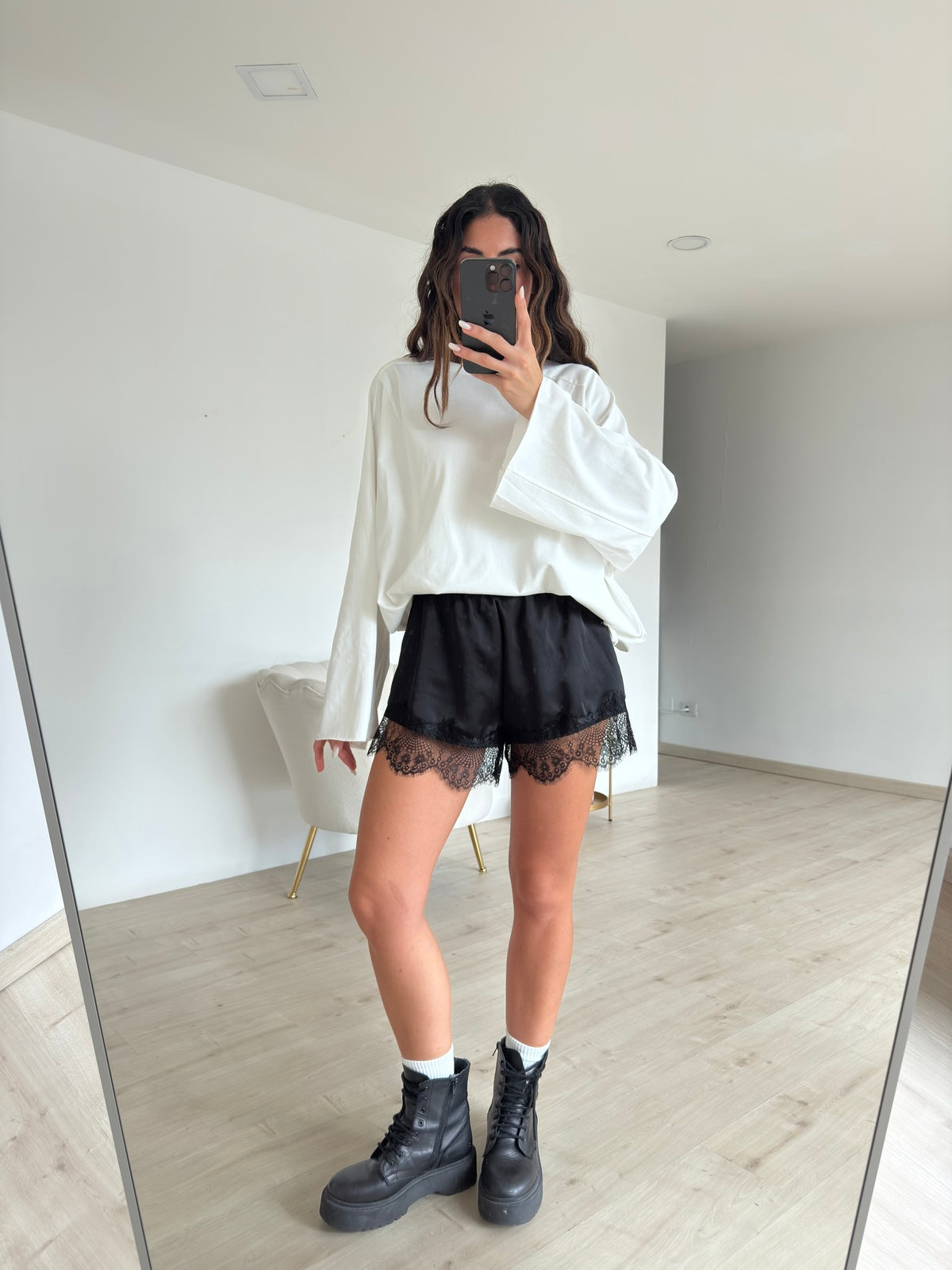 W45252-MAXI T-SHIRT MILK