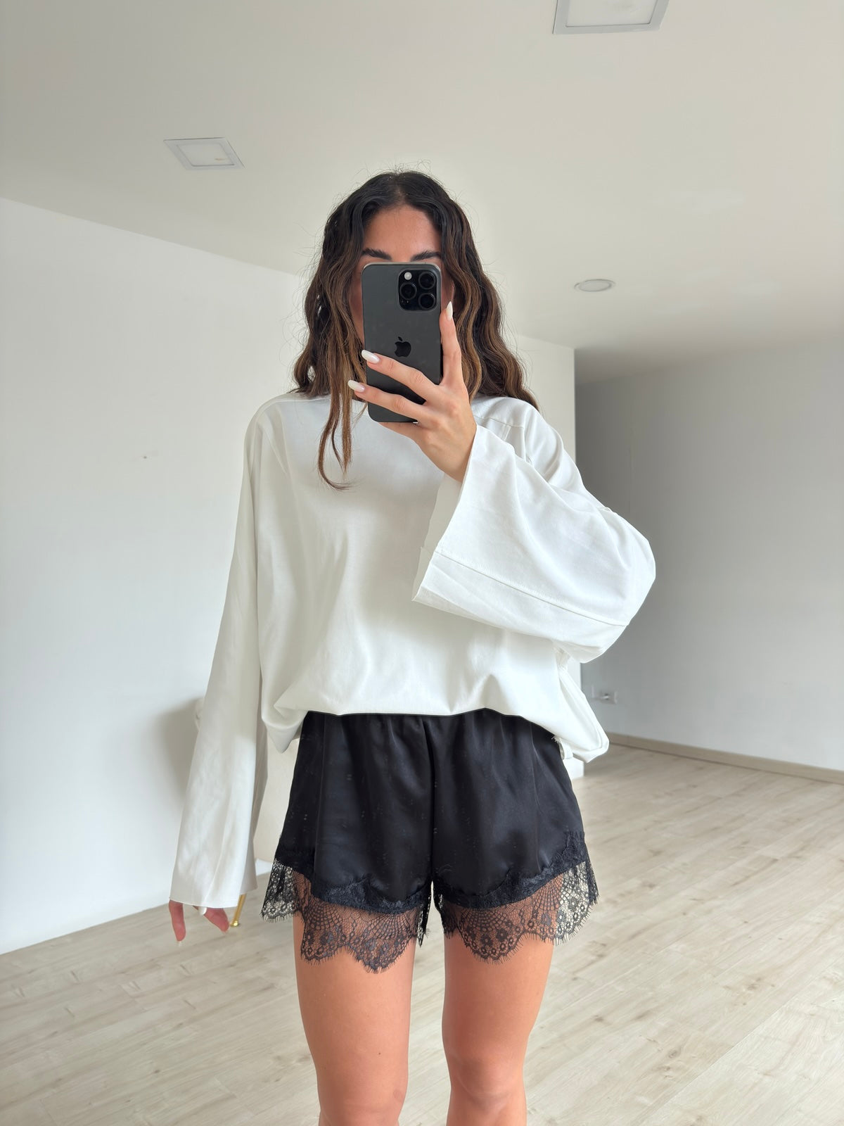W45252-MAXI T-SHIRT MILK