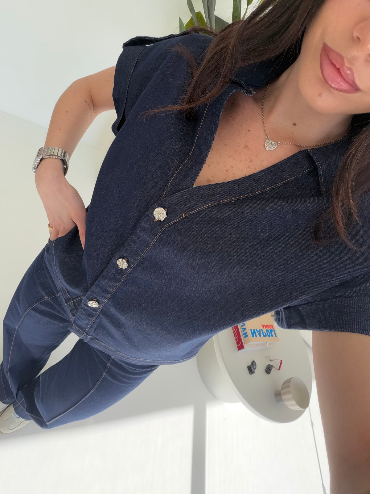 K902-COORDINATO MIAMI BLU DENIM