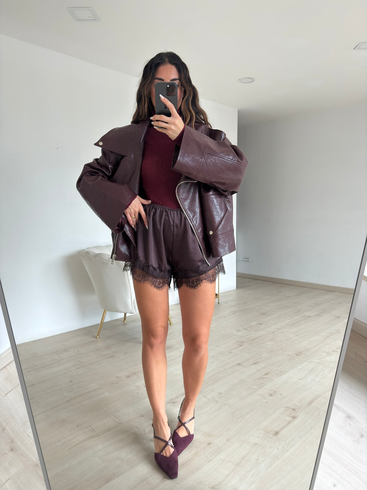 PU8020-1-BIKER ECOPELLE BORDEAUX