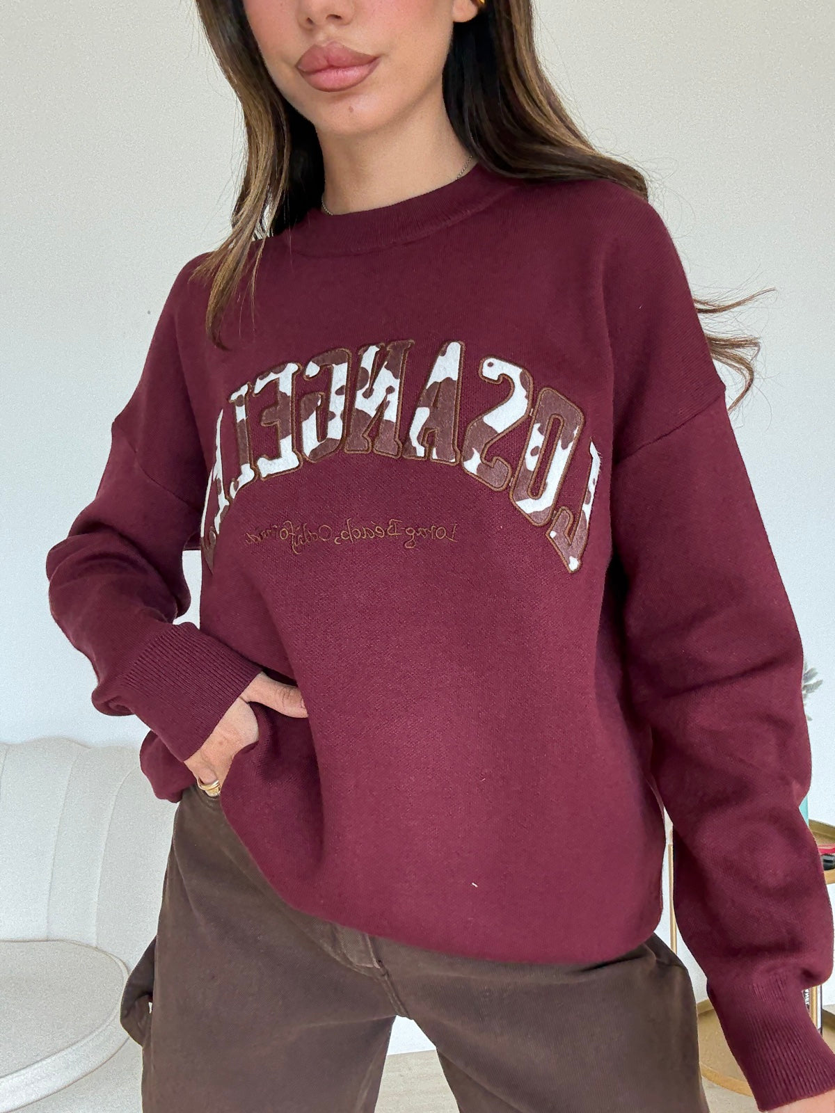 HH0219-PULL LOS ANGELES BORDEAUX